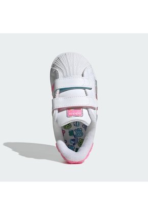 Tenis Blanco Adidas Superstar Care Bears Luces Led Bebés