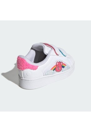 Tenis Blanco Adidas Superstar Care Bears Luces Led Bebés
