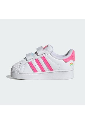Tenis Blanco Adidas Superstar Care Bears Luces Led Bebés