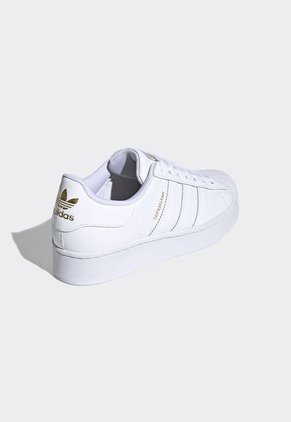 Tenis Lifestyle Blanco-Dorado adidas Originals Superstar Bold