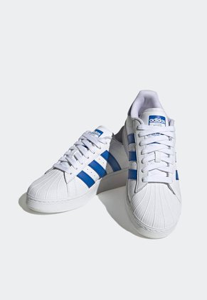 Tenis Lifestyle Blanco-Azul Royal adidas Originals Superstar XLG