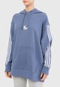 Buzo Azul-Blanco adidas Originals Trifolia  3D Holgado de adidas Originals