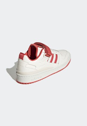 Tenis Lifestyle Blanco-Rojo adidas Originals Forum Low