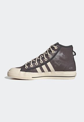Tenis Lifestyle Gris-Marfil adidas Originals Nizza Hi