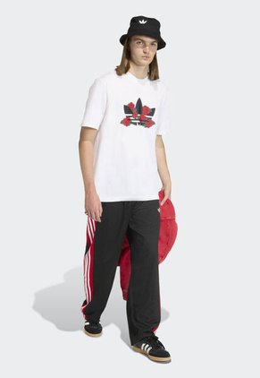 Camiseta adidas Originals Serie Trifolio Roses Blanco