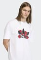 Camiseta adidas Originals Serie Trifolio Roses Blanco de adidas Originals