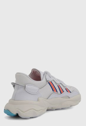Tenis Lifestyle Blanco-Naranja-Azul adidas Originals OZWEEGO W