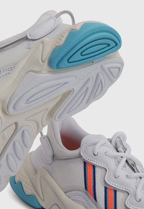 Tenis Lifestyle Blanco-Naranja-Azul adidas Originals OZWEEGO W