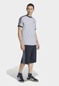 Camiseta adidas Originals 3 Rayas Gris de adidas Originals