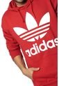 Buzo Rojo adidas Originals Tref Over Hood de adidas Originals