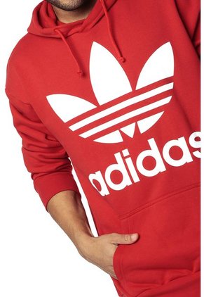 Buzo Rojo adidas Originals Tref Over Hood