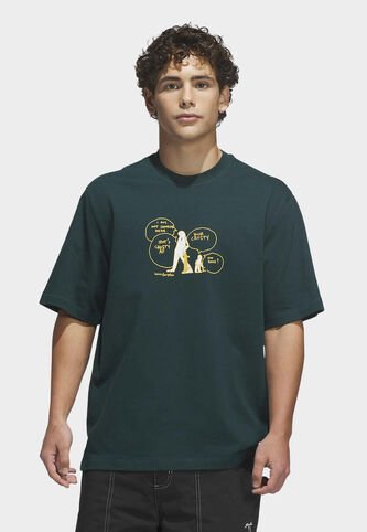 Camiseta adidas Sportswear Skateboarding x Mark Gonzales Crusty Verde adidas Originals