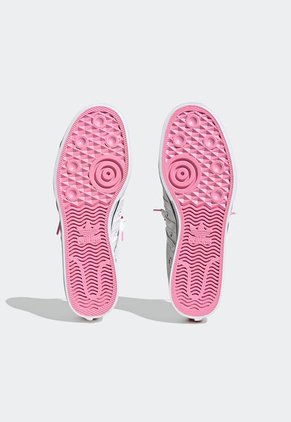 Tenis Lifestyle Blanco-Negro-Rojo adidas Originals Nizza Platform