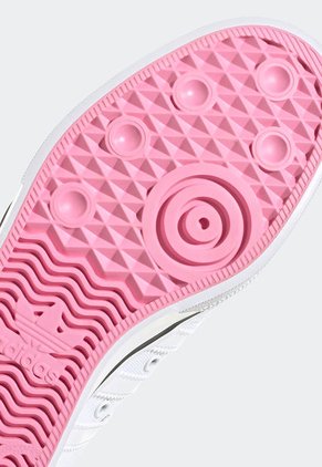 Tenis Lifestyle Blanco-Negro-Rojo adidas Originals Nizza Platform