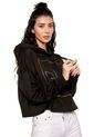 Buzo Negro adidas Originals CROP HOODIE de adidas Originals