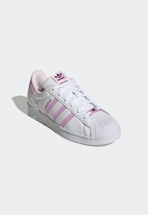 Tenis Lifestyle Blanco-Lila adidas Originals Superstar Her Vegan