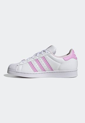 Tenis Lifestyle Blanco-Lila adidas Originals Superstar Her Vegan