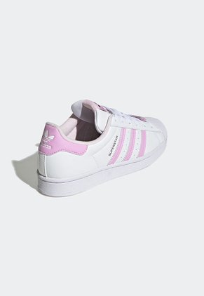 Tenis Lifestyle Blanco-Lila adidas Originals Superstar Her Vegan