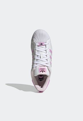 Tenis Lifestyle Blanco-Lila adidas Originals Superstar Her Vegan