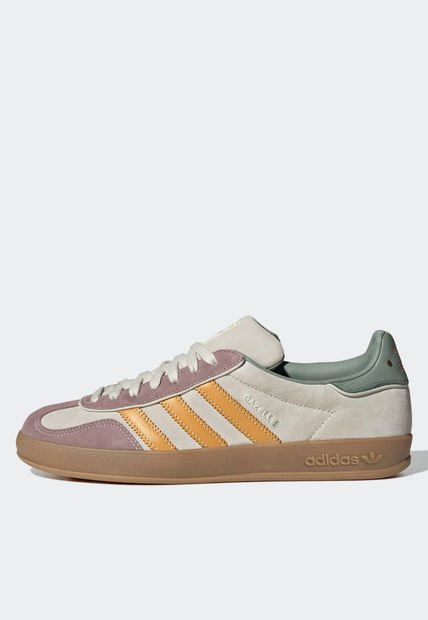 Tenis Lifestyle Beige-Multicolor adidas Originals Gazelle Indoor