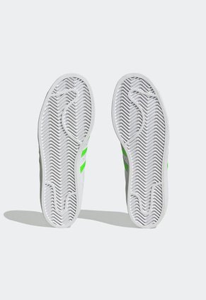 Tenis Lifestyle Blanco-Verde Neón adidas Originals Superstar