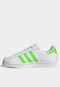 Tenis Lifestyle Blanco-Verde Neón adidas Originals Superstar de adidas Originals