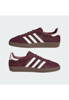 Tenis Vinotinto Adidas Gazelle Indoor Rojo
