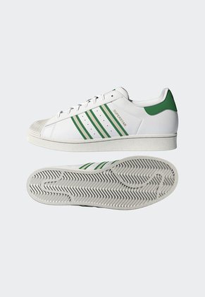 Tenis Lifestyle Blanco-Verde-Beige adidas Originals Superstar