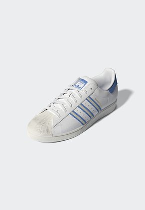 Tenis Lifestyle Blanco-Azul-Beige adidas Originals Superstar