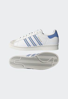 Tenis Lifestyle Blanco-Azul-Beige adidas Originals Superstar