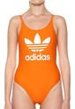 Vestido De Baño Naranja-Blanco adidas Originals Trefoil Swim de adidas Originals