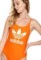 Vestido De Baño Naranja-Blanco adidas Originals Trefoil Swim de adidas Originals