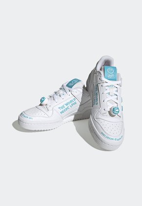 Tenis Lifestyle Blanco-Turquesa adidas Originals Forum Low Classic