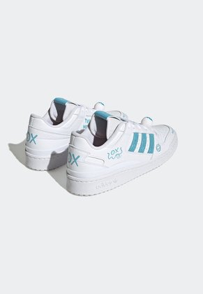 Tenis Lifestyle Blanco-Turquesa adidas Originals Forum Low Classic