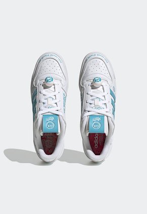 Tenis Lifestyle Blanco-Turquesa adidas Originals Forum Low Classic
