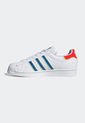 Tenis Lifestyle Blanco-Azul-Naranja Neón adidas Originals Superstar de adidas Originals