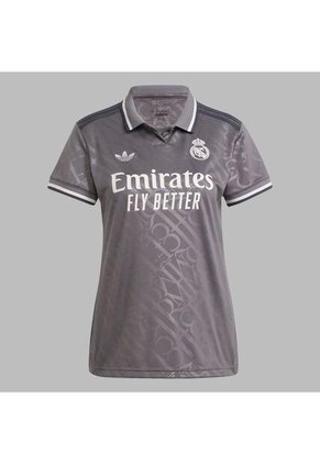 Camiseta Adidas Mujer 3ra Equipacion Real Madrid 24 - Gris