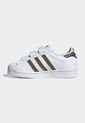 Tenis Lifestyle Blanco-Verde Oliva adidas Kids Superstar de adidas Originals