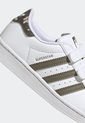 Tenis Lifestyle Blanco-Verde Oliva adidas Kids Superstar de adidas Originals