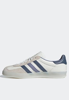 Tenis Lifestyle Blanco-Azul-Marfil adidas Originals Gazelle Indoor