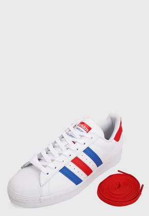 Tenis Lifestyle Blanco-Azul-Rojo adidas Originals Superstar
