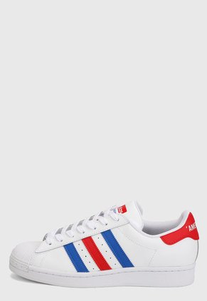 Tenis Lifestyle Blanco-Azul-Rojo adidas Originals Superstar