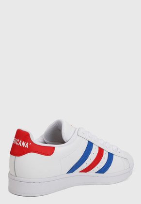Tenis Lifestyle Blanco-Azul-Rojo adidas Originals Superstar