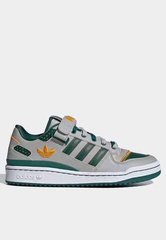 Tenis Lifestyle Griz-Verde-Dorado adidas Originals Forum Low adidas Originals