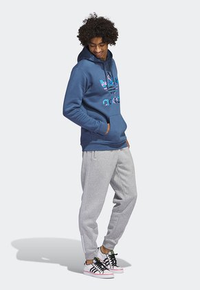 Hoodie Azul-Negro-Fucsia adidas Originals