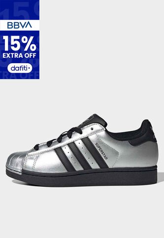 Tenis adidas Originals Superstar II Plateado adidas Originals