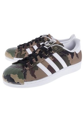 Lifestyle Verde Militar adidas Superstar Shell Toe Pack
