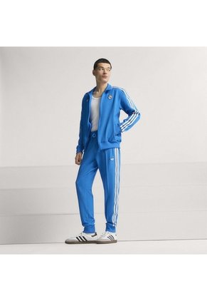 Pantalón Adidas Originals Hombre Real Madrid Terrace Icons - Azul - Fútbol | Uso Casual Y Entrenamiento