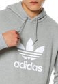 Buzo Gris adidas Originals Trefoil hoodie de adidas Originals