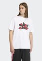 Camiseta adidas Originals Serie Trifolio Roses Blanco de adidas Originals
